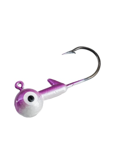 Jighead - Zoka - Kurşunlu Olta İğnesi - Xh-a 02 - Mor Beyaz - 12 Gr
