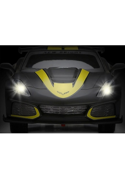 New Bright 1:16 Rc Forza Motorsport 2.4 Ghz. Işıklı Usb Şarj Corvette Zr1 Siyah Çok Renkli