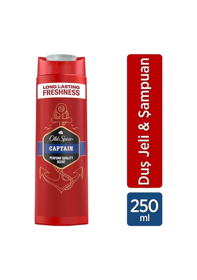 Captain Erkek Duş Jeli Ve Şampuan 250 Ml Diğer
