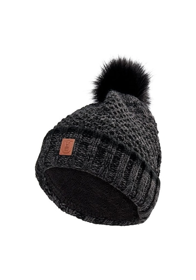 Deer Hunter Deerhunter Lady Knitted Ponponlu Siyah Kadın Bere Siyah