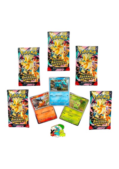 Pokemon Trading Card Games Mega Evolution Ascended Heroes First Partners Deluxe Pin Collection
