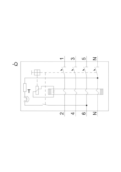 Siemens 4x25a 300ma Kaçak Akım Rölesi