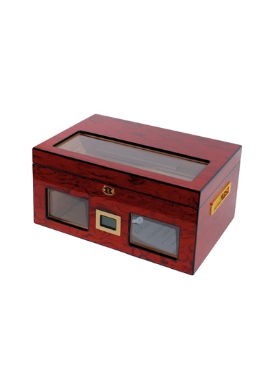 Premiumquality Lince Kırmızı Sedir Humidor Puro Kutusu - Tr8795