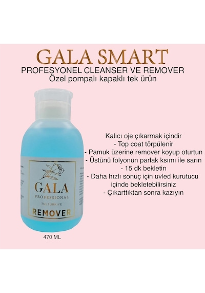 Tnl Gala Smart Kalıcı Oje Çıkarıcı Remover 470 ML