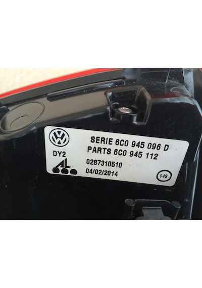 Volkswagen Polo Stop Lambası Arka Sağ Yolcu Tarafı 2014-2018 Arası 6C0945096