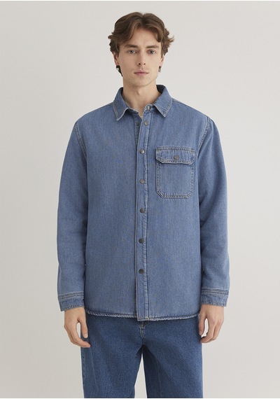 Mavi Jeremy Mid Blue Sherpa Classic Denim Çok Renkli