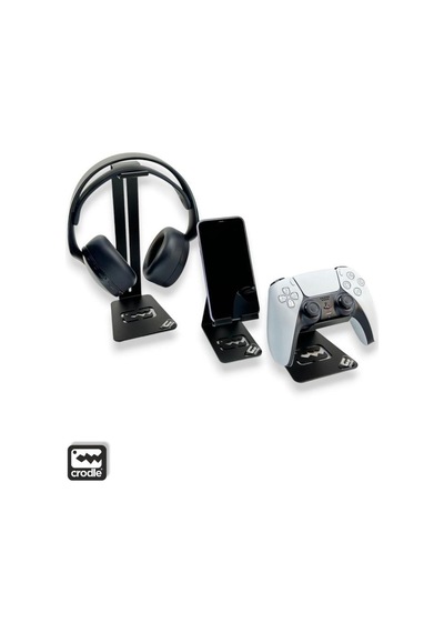 3'lü  Seyahat Seti Kulaklık Gamepad Telefon Ve Tablet Tutucu Metal Standı