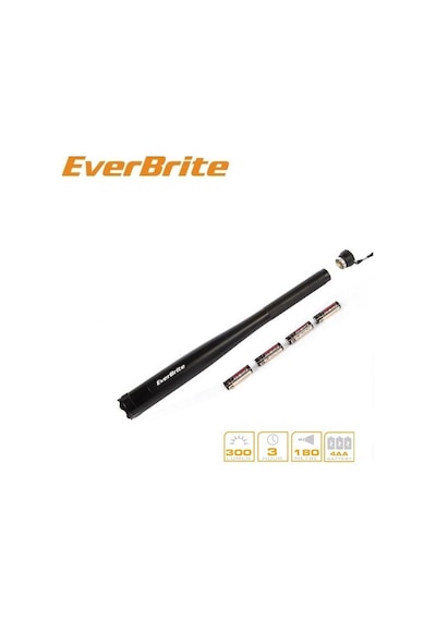 Ever Brıte E011030 Beyzbol Sopası Led El Feneri 42Cm Siyah