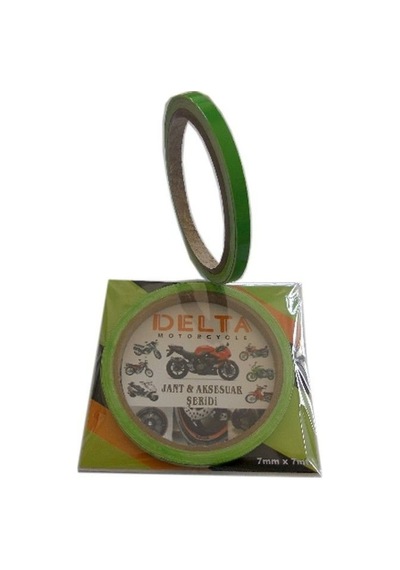 Yeşil 7cm X 7 M Opak 1 Set Jant Şeridi