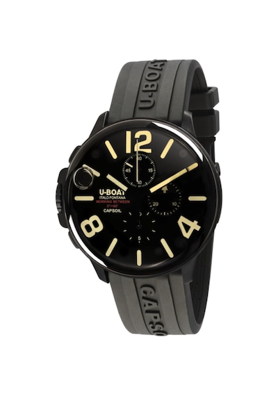 U-boat 8109/e Erkek Kol Saati Siyah