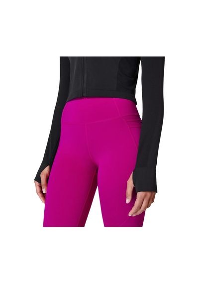 Sweaty Betty Athlete Crop Seamless Workout Zip Up Siyah
