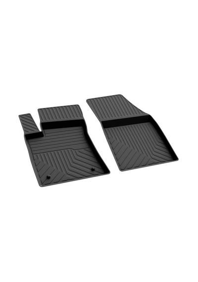 Ferrous Autoaccessories Renault Express Ön 2 Parça İle Uyumlu 4d Havuzlu Kauçuk Paspas 2021 Ve Üstü Açık Bej