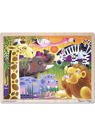 Melissa And Doug Ahşap 24 Parça Yapboz Safari