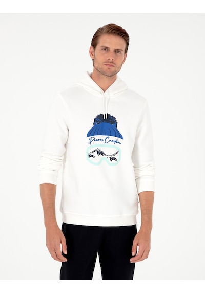 Pierre Cardin Erkek Ekru Sweatshirt 50293147-vr019 Ekru
