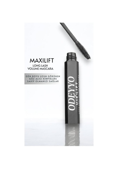 Odeyyo Long Lash Volume Maskara Hacim Veren, Dolgun, Kıvrık & Uzun Kirpik, Kalıcı Siyah 12'li Pak