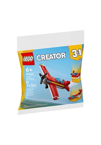 Lego Creator 3 İn 1 İkonik Kırmızı Uçak 30669