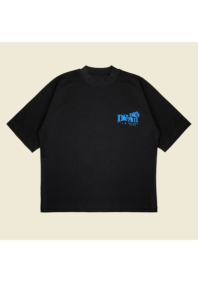 Startmore Big Dream Baskılı Oversize Unisex Pamuklu Nefes Alan Kalın Kumaşlı Siyah Startmore Big Dream Baskılı Oversize Unisex Pamuklu Nefes Alan Kalın Kumaşlı Siyah