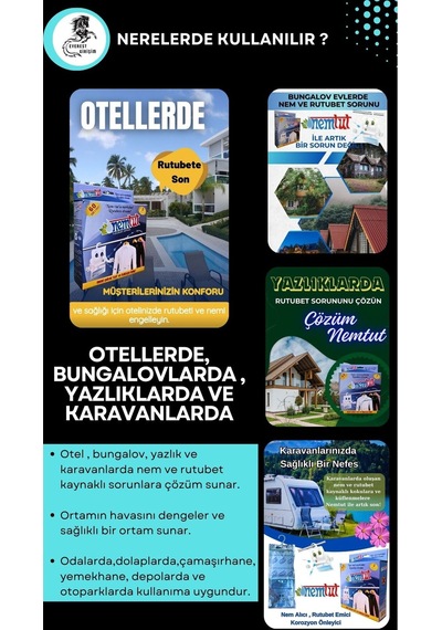 Nem Alıcı Rutubet Emici Koku Giderici Korozyon Önleyici 2 Kutu Içerisinde 4 Paket