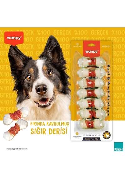 Wanpy Biftek Sargılı 85 Gr Köpek Ödülü