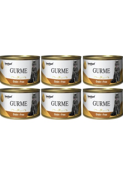 Bestpet Gurme Ciğerli Yetişkin Kedi Konservesi 6 x 100 G