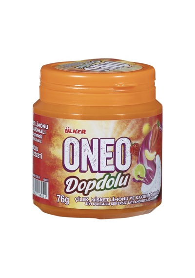 Oneo Dopdolu Şişe Sakız 76g Meyve Aromalı Ferahlatıcı Sakız 8'li Avantaj Paketi - 8 Adet Tarı