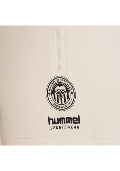 Hummel Hunter Yarım Fermuarlı Sweatshırt 922404-9157 Ekru