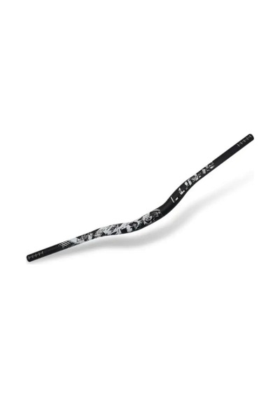 Lunje Alüminyum 31.8 780 Mm Riser Mtb Gidon Bisiklet Gidonu Siyah Beyaz Siyah