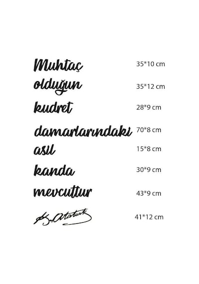 Ahşap Tablo Muhtaç Olduğun Kudret Damarlarındaki Asil Kanda Mevcu