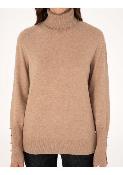 Pierre Cardin Kadın Bej Kazak /triko 50310886-vr011 Bej