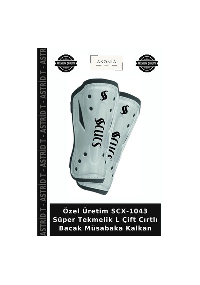 Özel Üretim Scx-1043 Süper Tekmelik L Çift Cırtlı Bacak Müsabaka Kalkan Çok Renkli