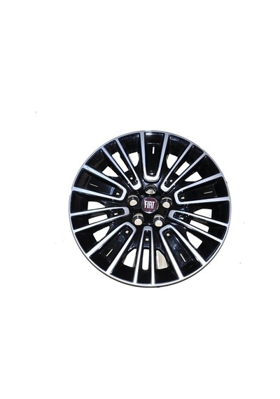 Fiat Egea 16"inç Siyah Gri Kırılmaz Jant Kapağı 1 Adet