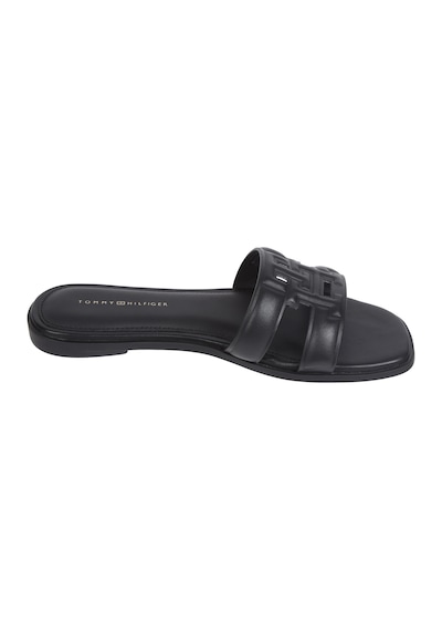 Tommy Hilfiger Th Logo Strap Mule Kadın Siyah Sandalet - Fw0fw08671