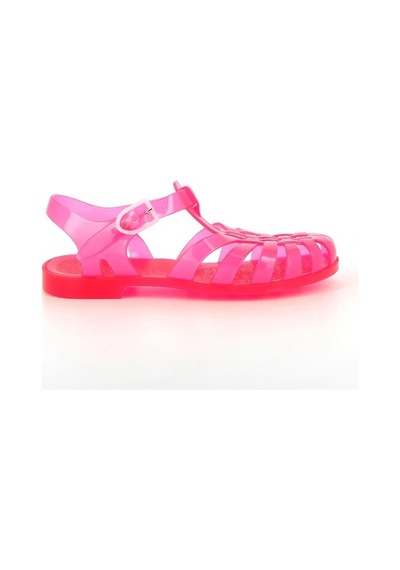 Meduse Sun201 Çocuk Sandalet 607834-rose Paillete Beyaz
