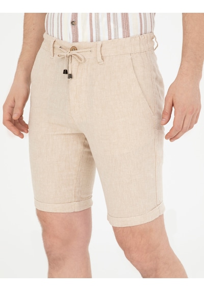 Pierre Cardin Erkek Kahverengi Şort / Bermuda 50288507-vr197 Kahverengi