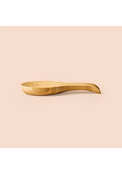 Sponi Kirli Kaşık Altlığı - Açık Kahverengi - 26,5x11,2 Cm