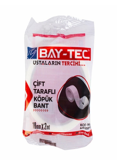 Baytec Köpük Bant Çift Taraflı 18mmx2mt Mk0811 1366 - 5 Adet