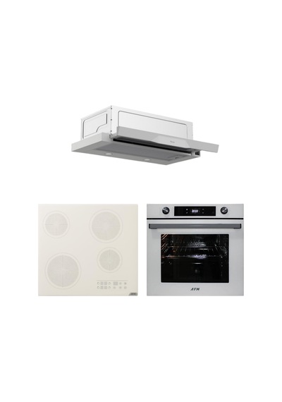 Afm Tech Ve Ferre Elektrikli Vitro NN D037 + FM7701 + V6-05 Ankastre Set