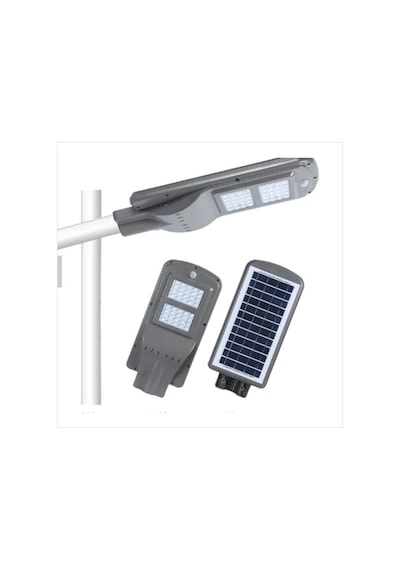 Güneş Enerjili Bahçe Aydınlatma Direği+40W Solar Sokak Lambası