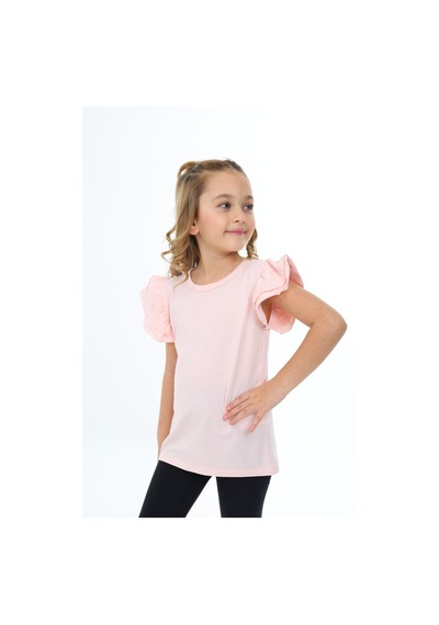 Toontoy Kids Toontoy Kız Çocuk Tişört Pudra