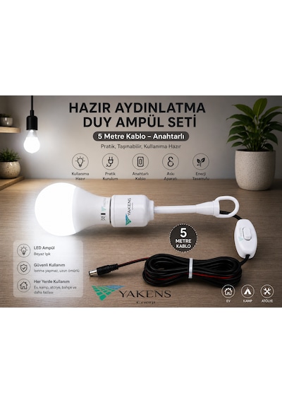 55w Hazır Solar Paketi Güneş Paneli Enerji Sistem 14ah Jel Akü + 10a Şarj Kontrol Cihazı + 4 Led Ampul +12v Çakmaklık