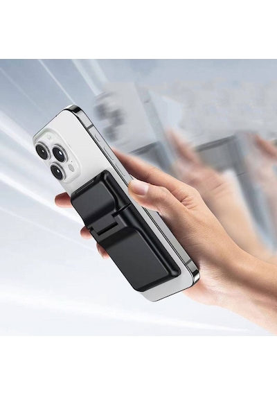 Sade Tasarımlı 2 Hazneli Pu Magnetik Standlı Kartlık Crd-05