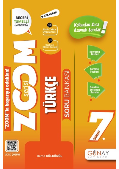 7.Sınıf Zoom Türkçe Soru Bankası 2022-2023