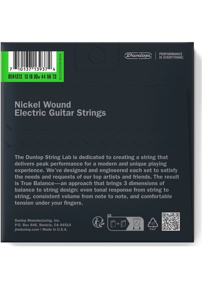 Jim Dunlop Nickel Wound Bariton Elektro Gitar Teli 13-62