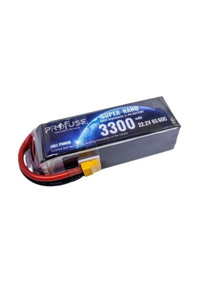 Profuse 6s 22.2v Lipo Li-po Lityum Polimer Batarya - 3300mah, 60c