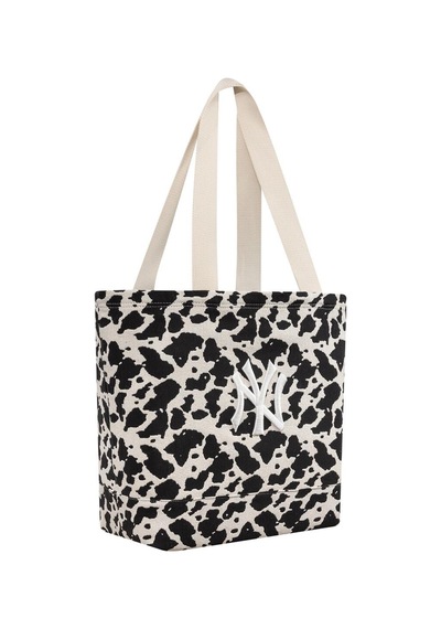 New Era Cow Jacquard Neyyan Ltcblk Kadın Tote Çanta-13815 Açık Bej