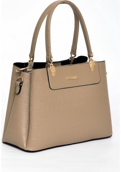 Armine 206 Kadin Omuz Kol Çantasi ARMİNE-206-R3207 Vizon