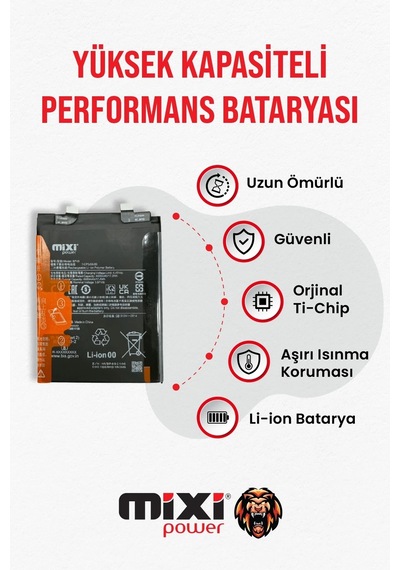 Xiaomi Poco F4 / Poco F4 5g Uyumlu Tam Kapasite Batarya