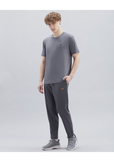 Skechers Performance Tops M Crew Neck T-Shirt Erkek Gri Tshirt S221497-003