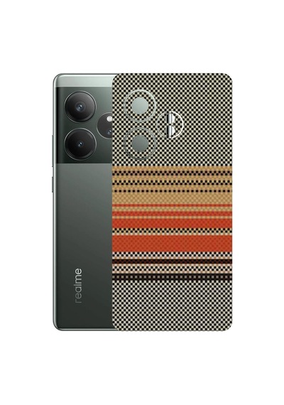 Kapps Realme Gt6/gt6t İle Uyumlu Rainbow Serisi Premium Arka Kapak Kaplama Kenarlar Yoktur 07893623