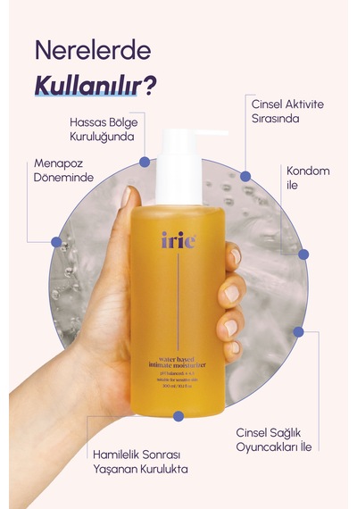 İrie Kayganlaştırıcı Etkili İntim Nemlendirici 300 ML